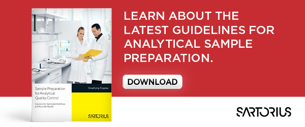Learn about the latest guidelines for analytical sample preparation.